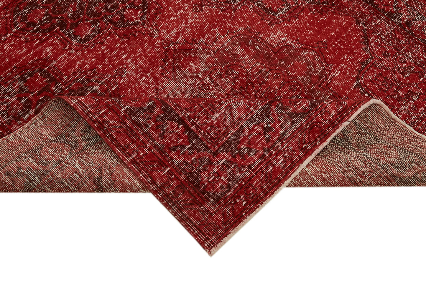 9x12 Red Overdyed Large Area Rug - 43125