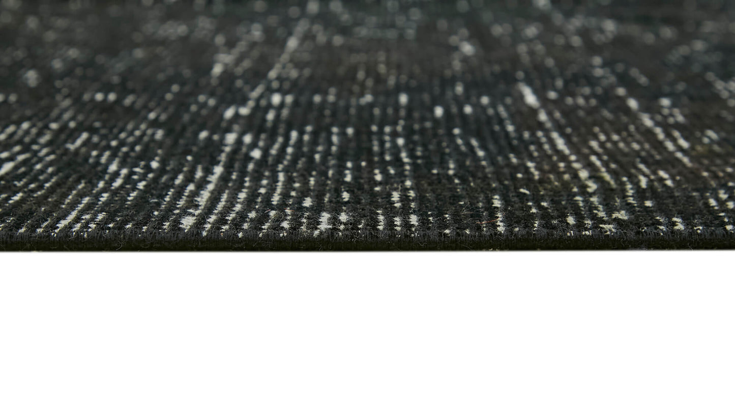 9x12 Black Overdyed Large Area Rug - 43127