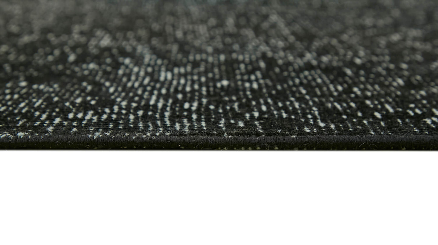 9x12 Black Overdyed Large Area Rug - 43130