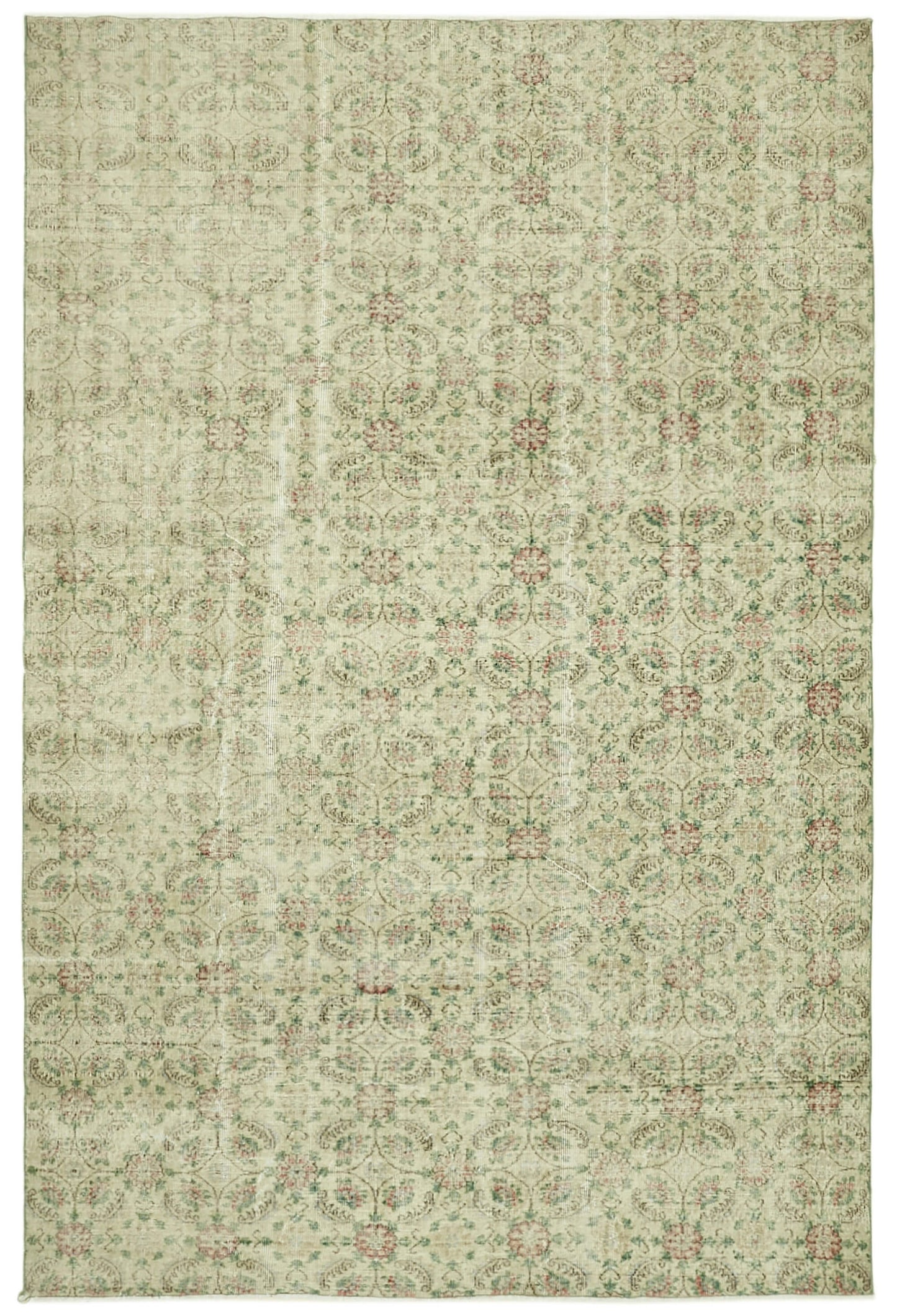 8x12 Beige Vintage Large Area Rug - 43132