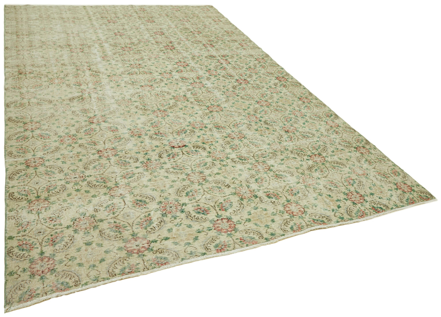 8x12 Beige Vintage Large Area Rug - 43132