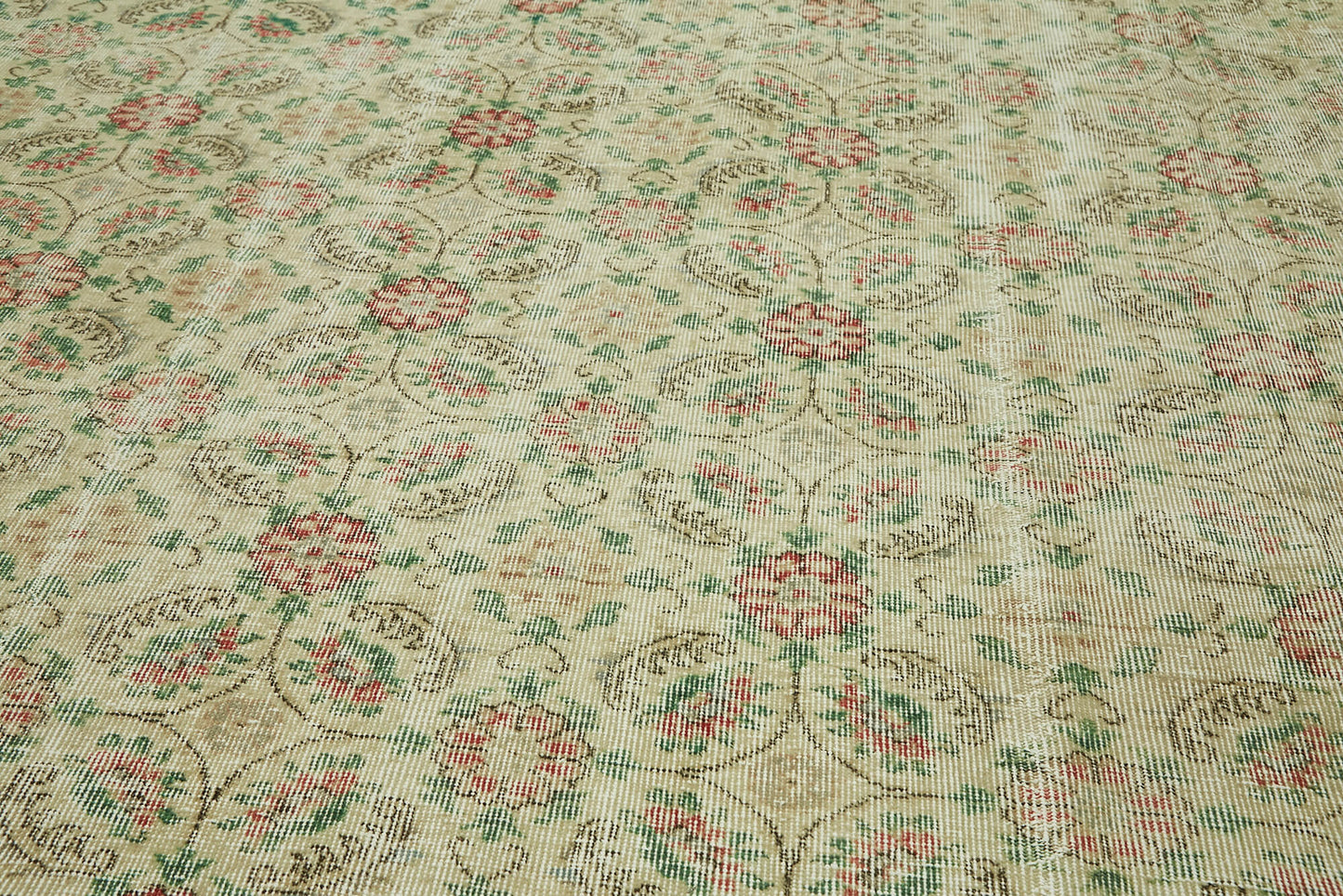 8x12 Beige Vintage Large Area Rug - 43132