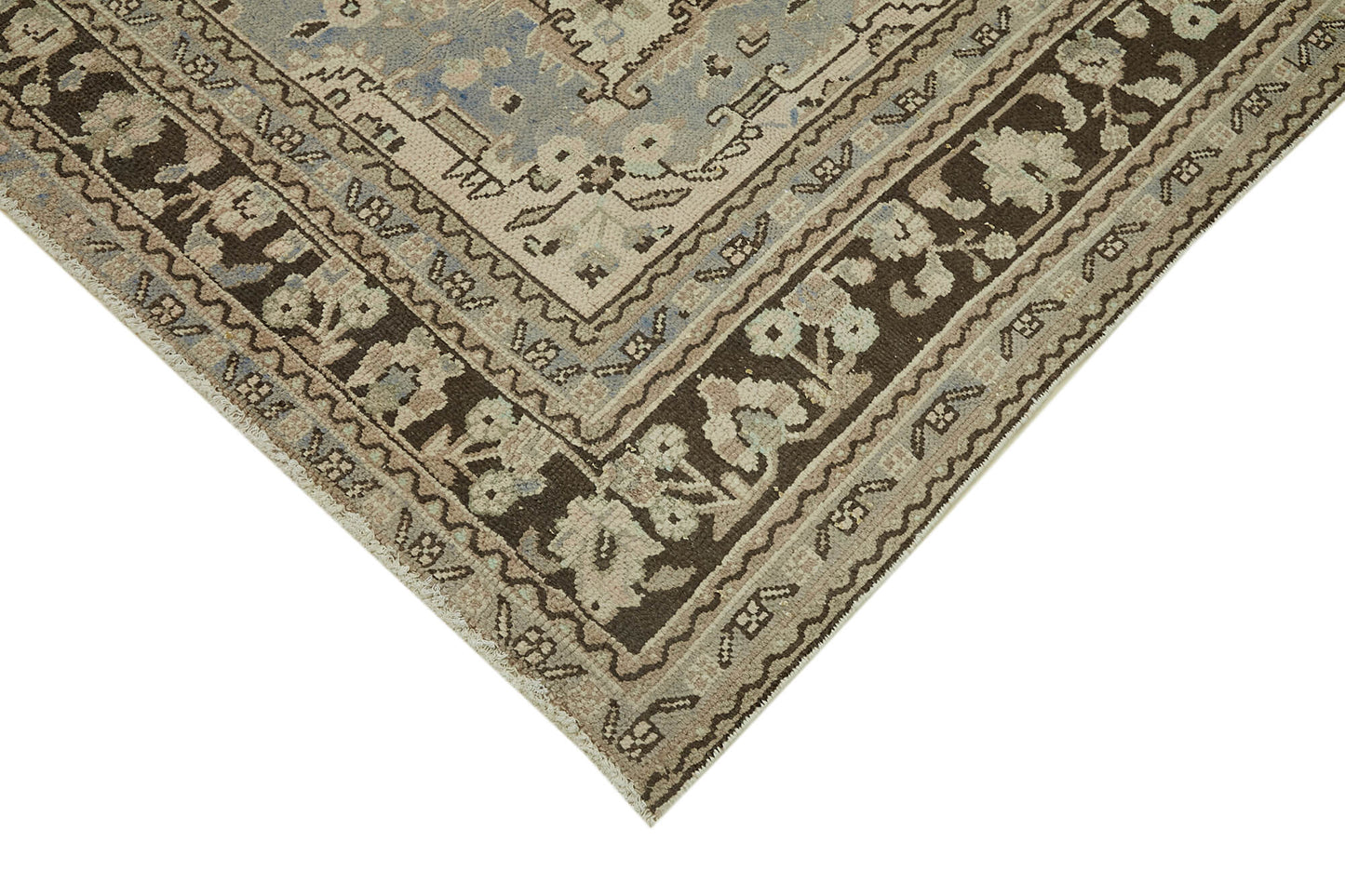 8x11 Beige Vintage Large Area Rug - 43140