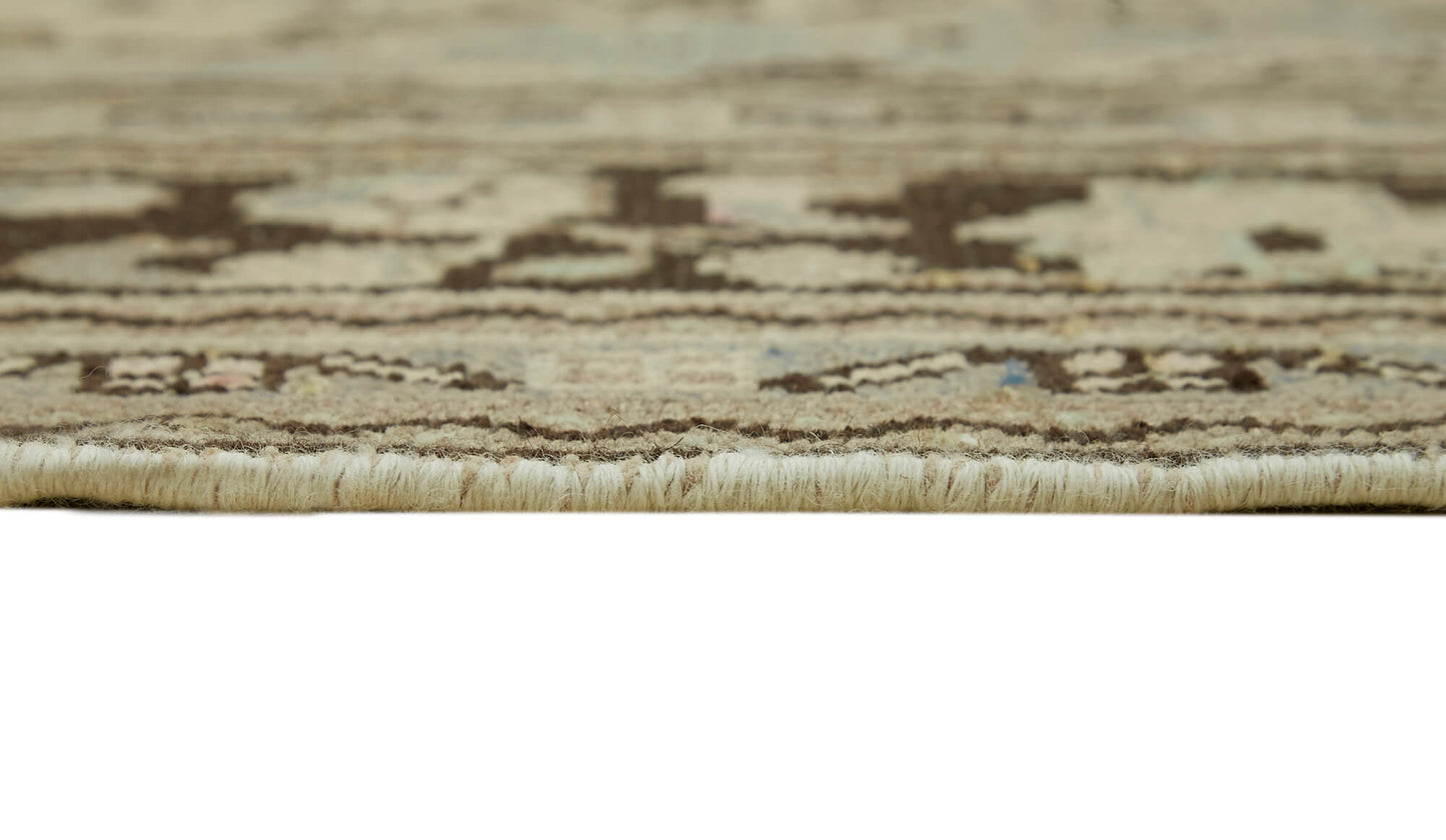 8x11 Beige Vintage Large Area Rug - 43140