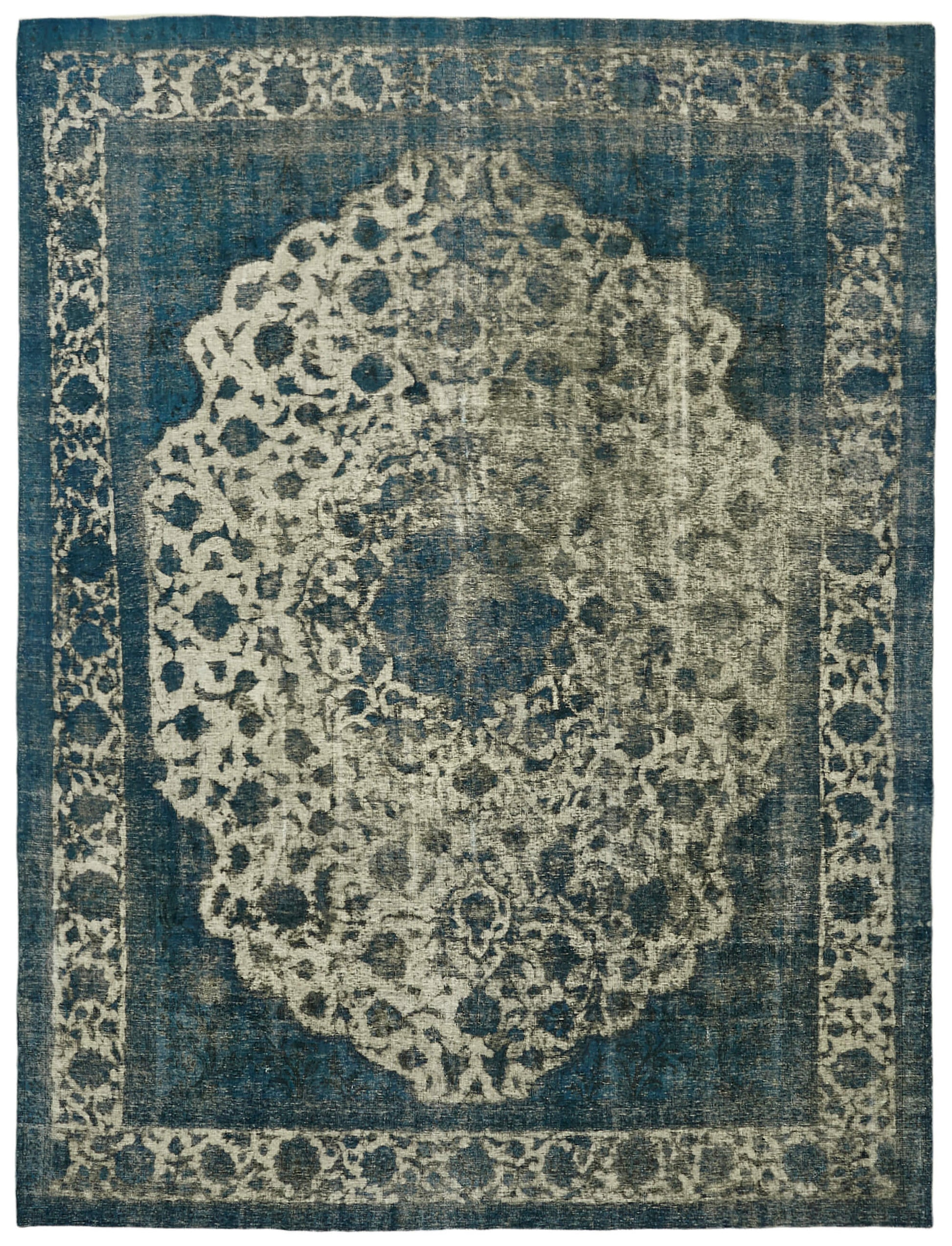 10x13 Blue Overdyed Large Area Rug - 43141