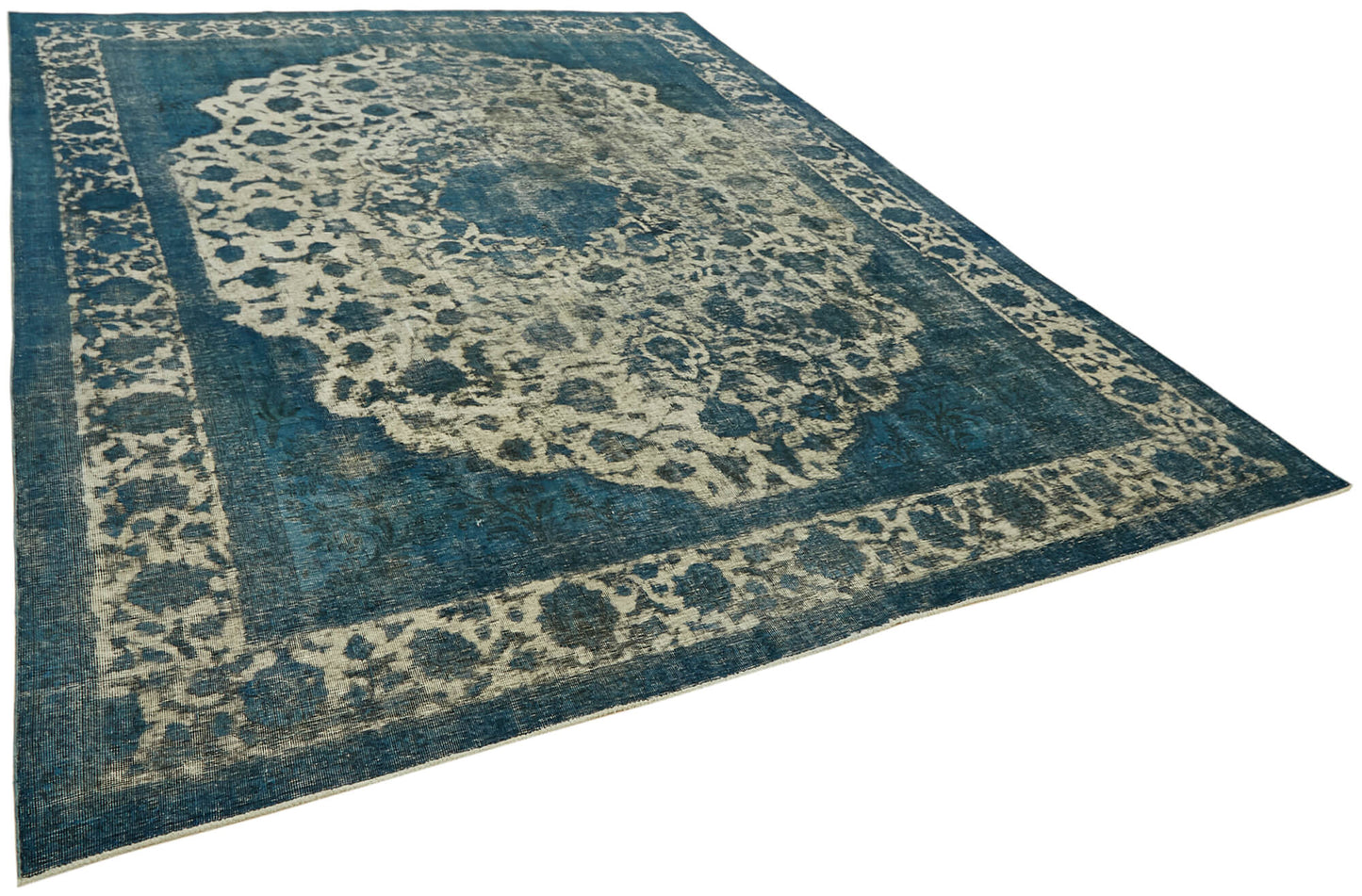 10x13 Blue Overdyed Large Area Rug - 43141