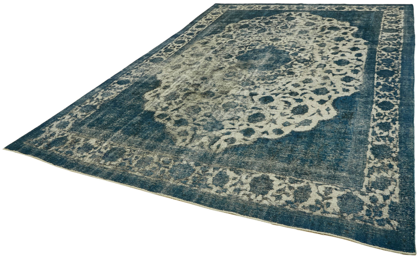 10x13 Blue Overdyed Large Area Rug - 43141