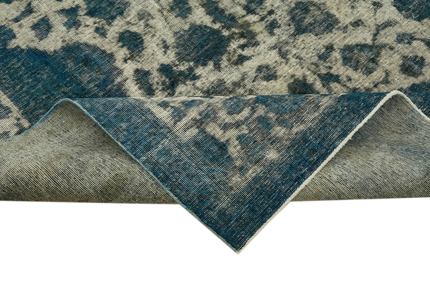 10x13 Blue Overdyed Large Area Rug - 43141