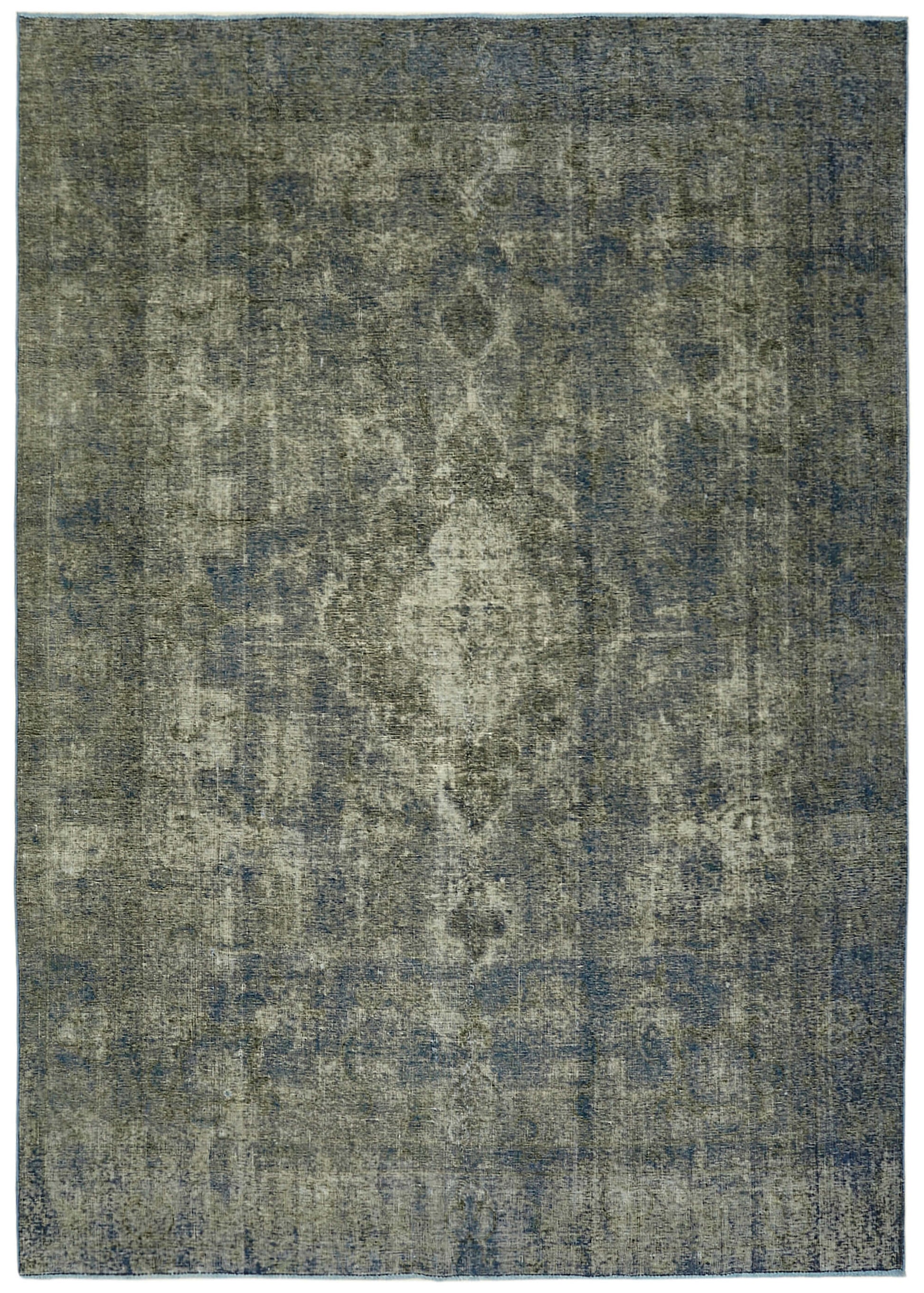 8x11 Blue Overdyed Large Area Rug - 43142