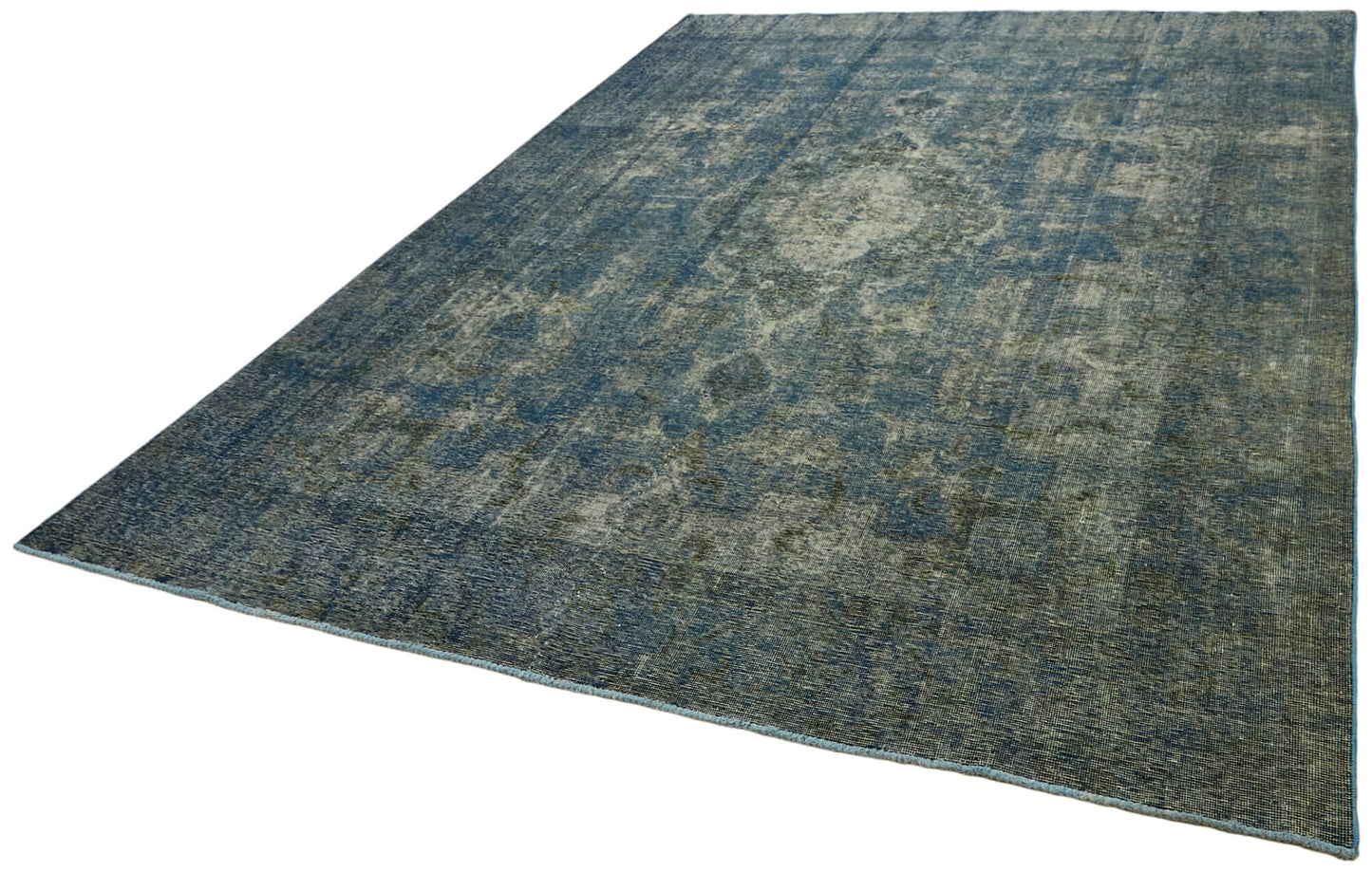 8x11 Blue Overdyed Large Area Rug - 43142