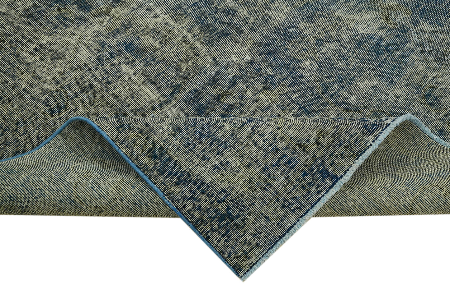 8x11 Blue Overdyed Large Area Rug - 43142