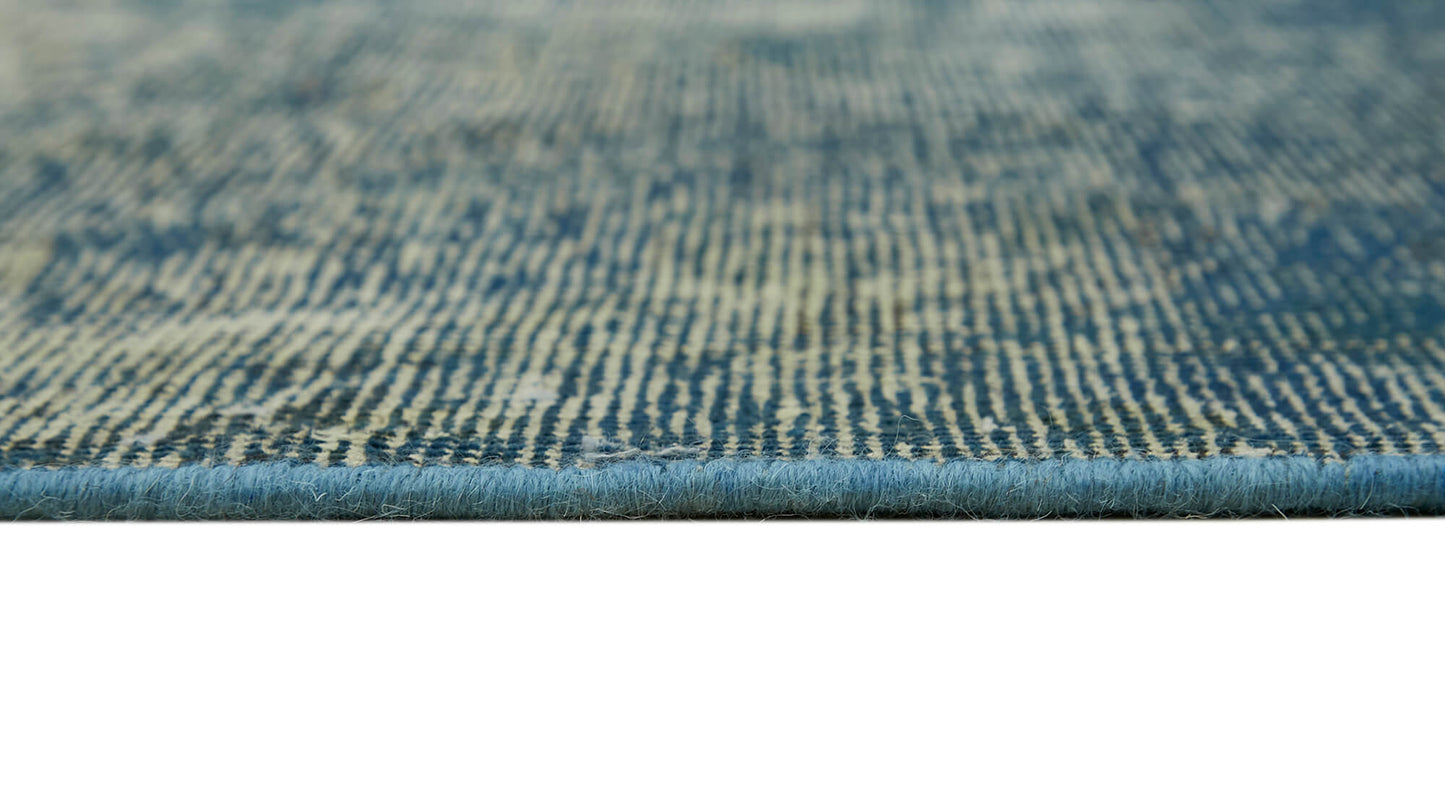 8x11 Blue Overdyed Large Area Rug - 43142