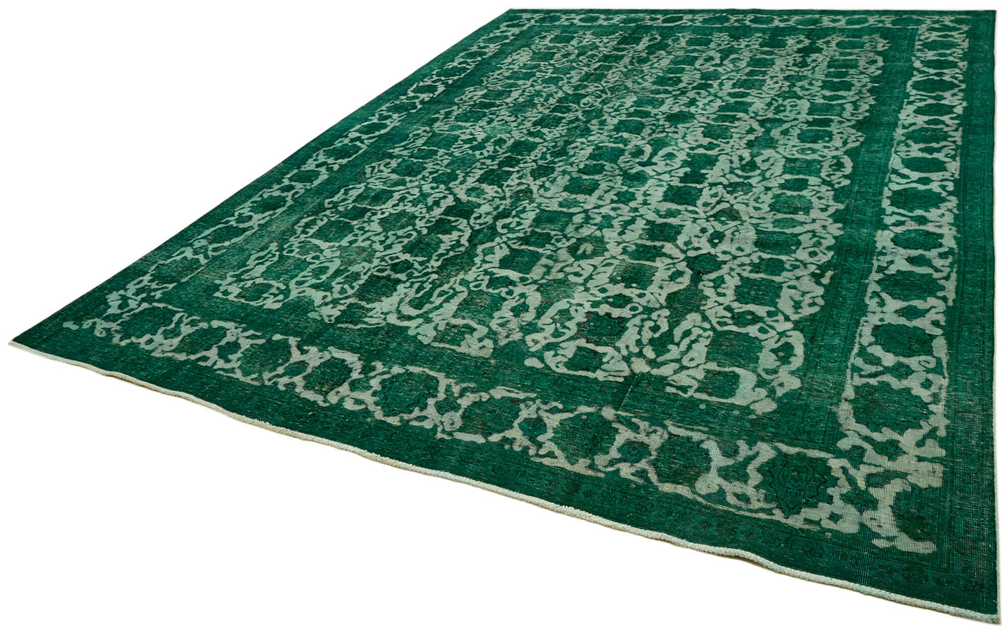 10x13 Green Overdyed Large Area Rug - 43144