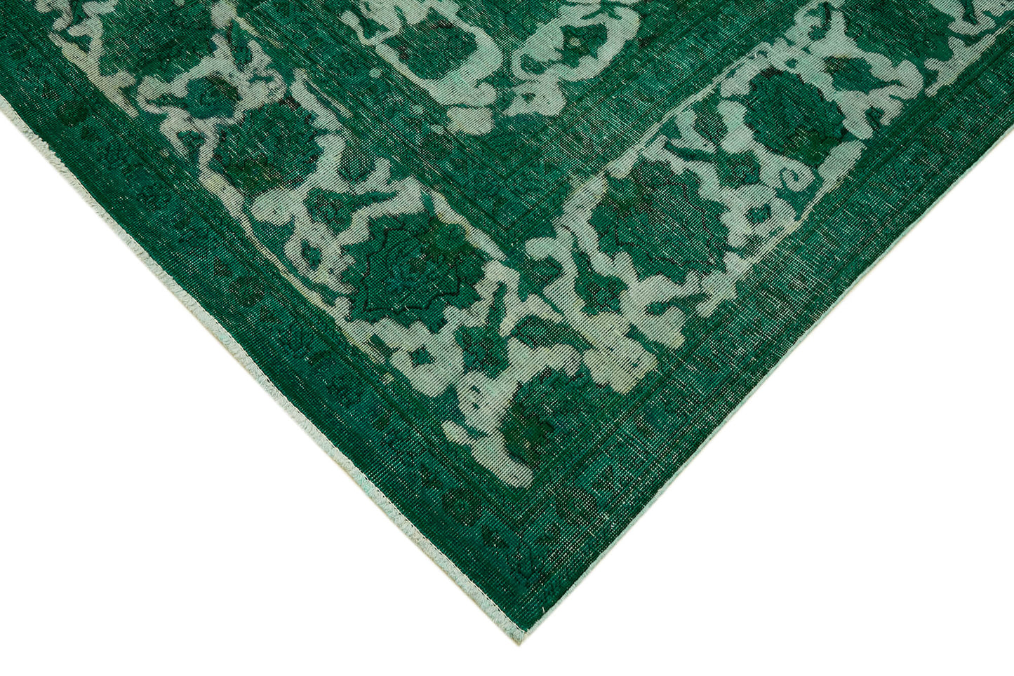 10x13 Green Overdyed Large Area Rug - 43144