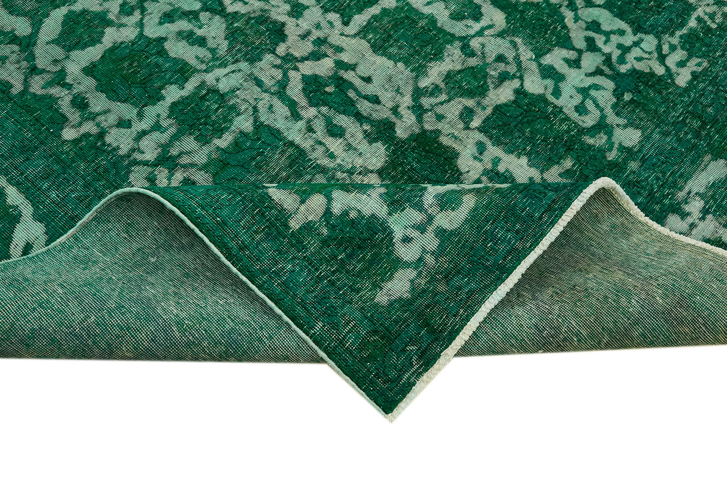 10x13 Green Overdyed Large Area Rug - 43144