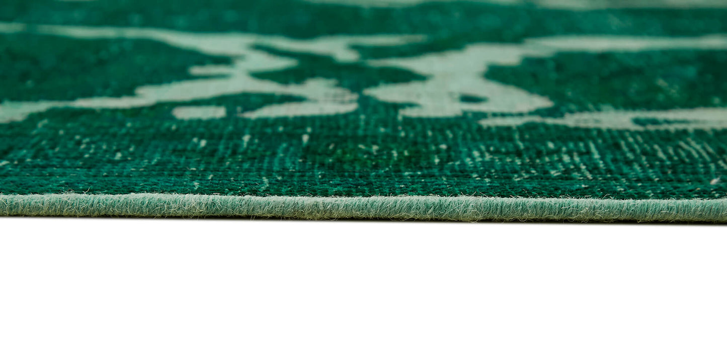 10x13 Green Overdyed Large Area Rug - 43144