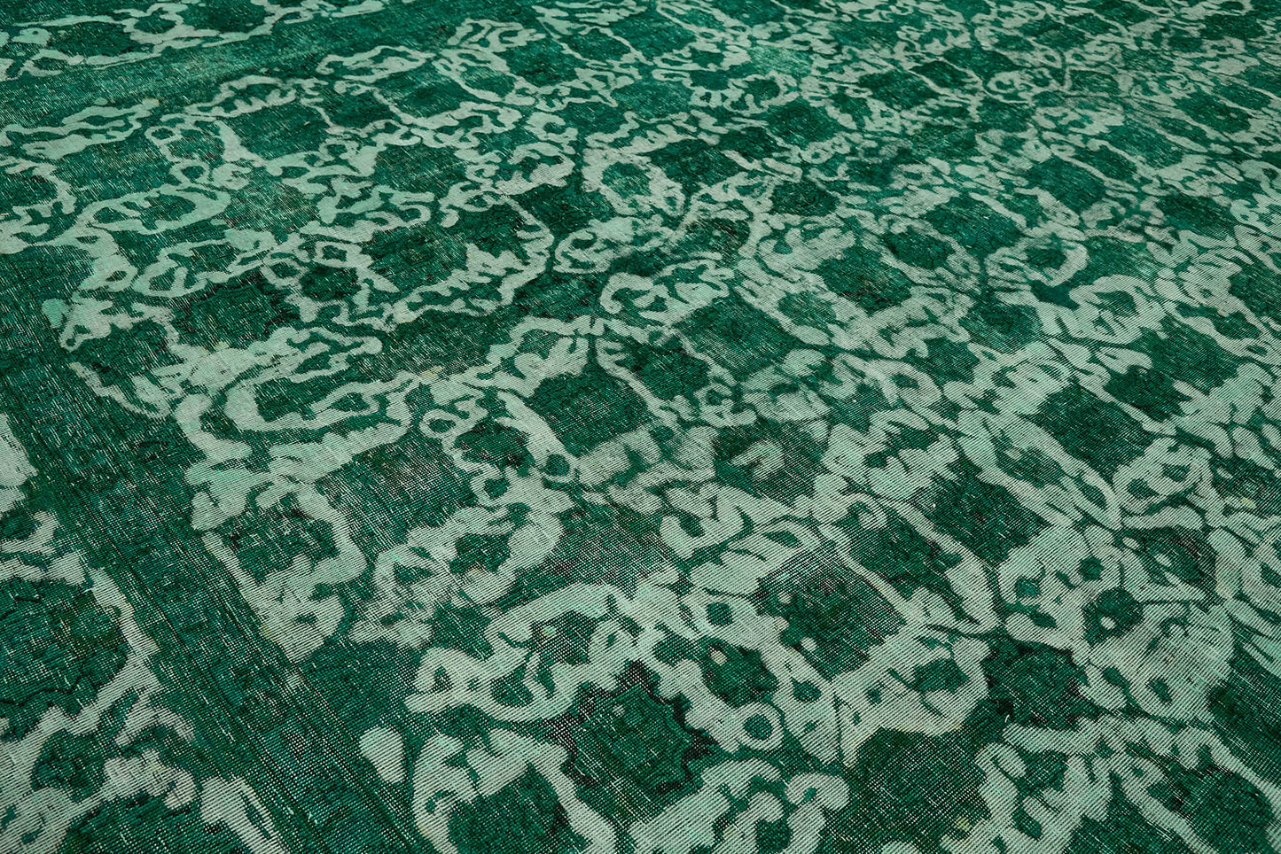 10x13 Green Overdyed Large Area Rug - 43144