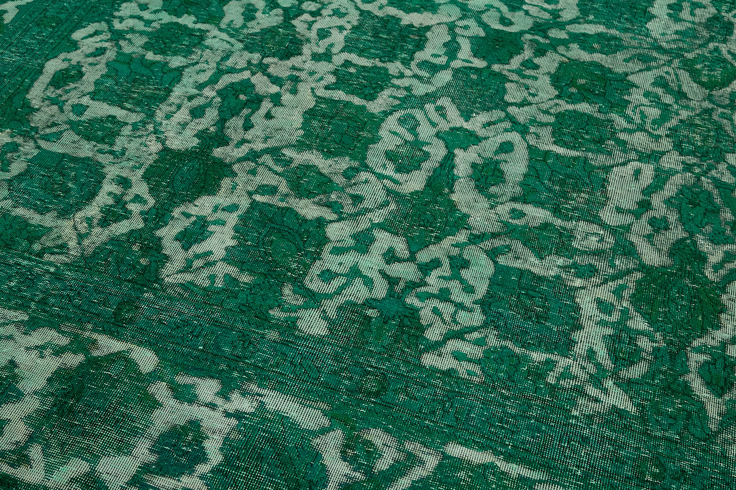 10x13 Green Overdyed Large Area Rug - 43144