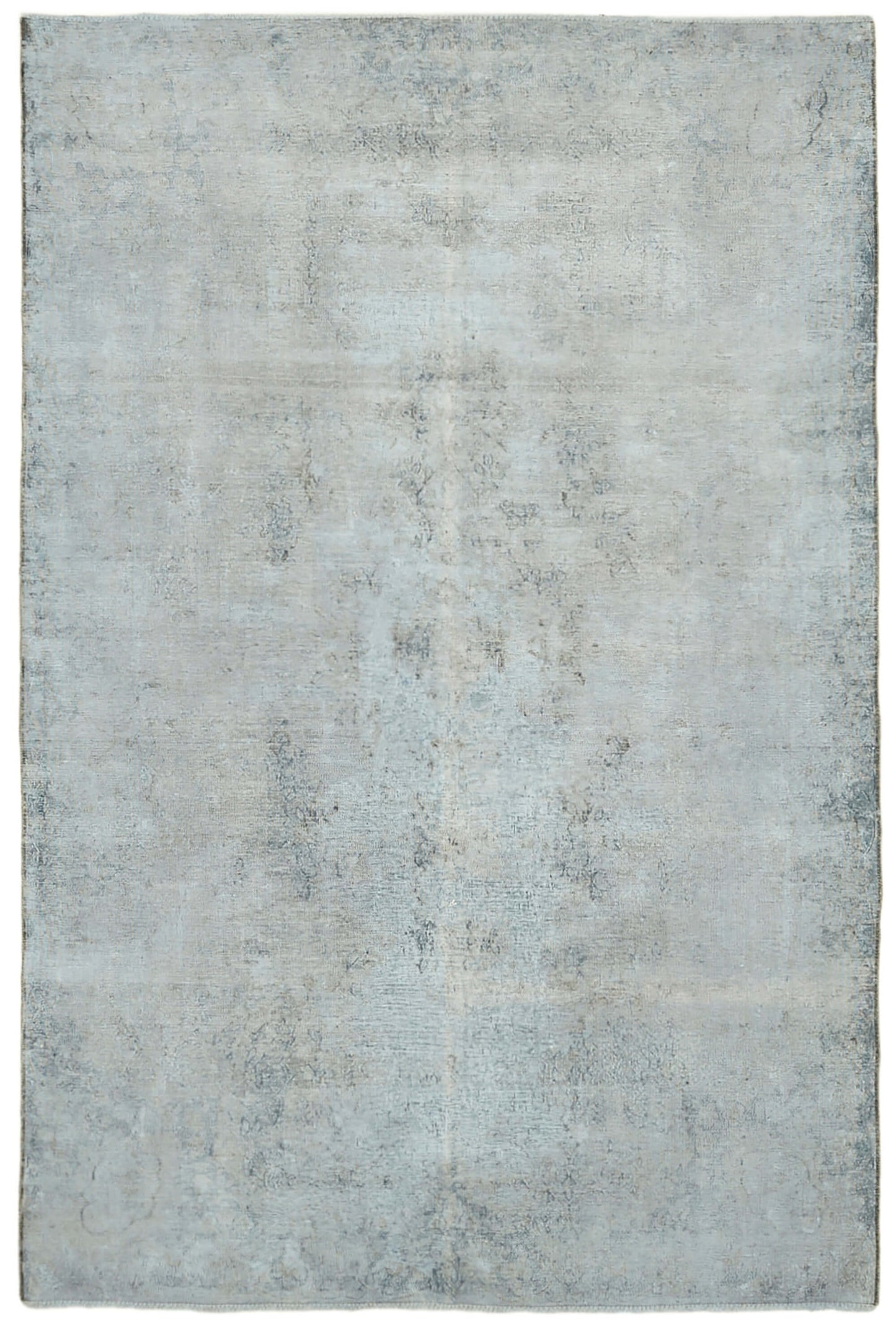 7x10 Grey Overdyed Large Area Rug - 43151