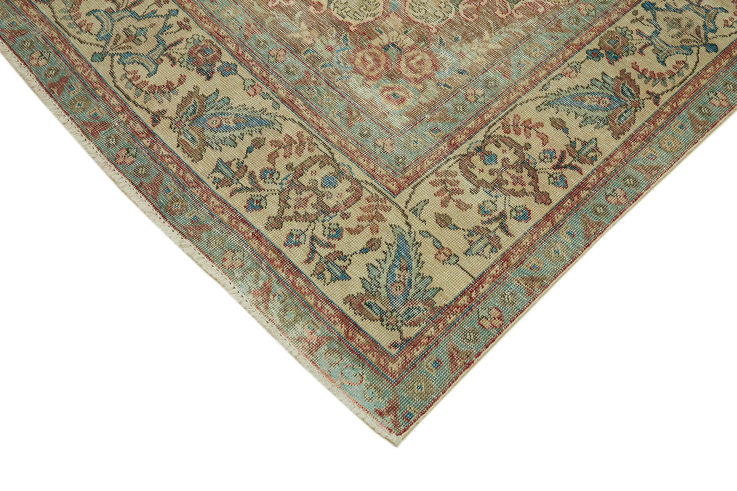 9x12 Beige Vintage Large Area Rug - 43153