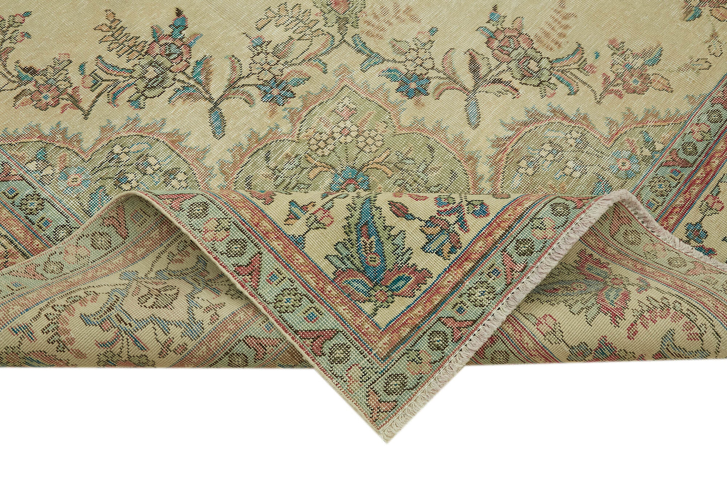 9x12 Beige Vintage Large Area Rug - 43153