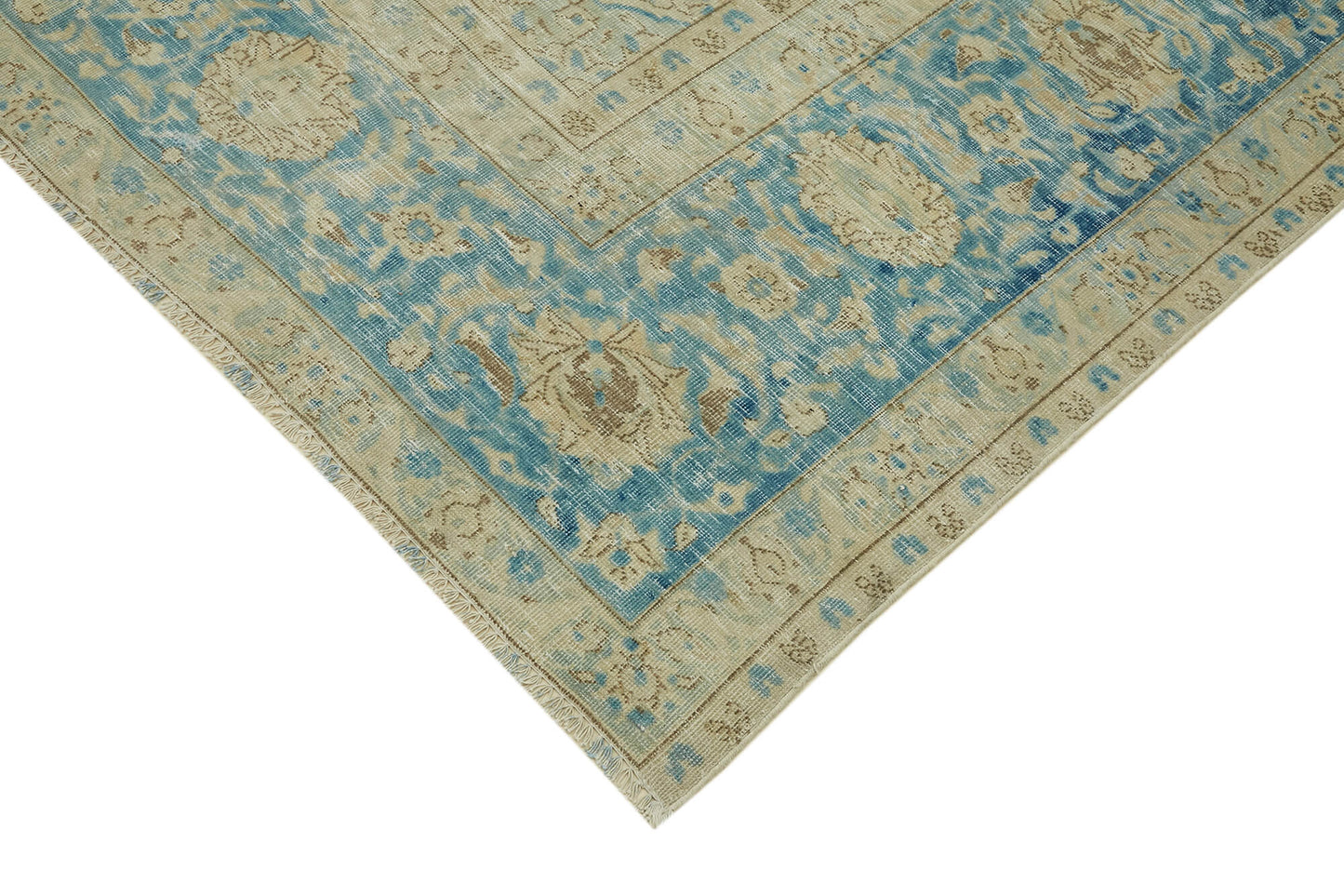 10x13 Beige Vintage Large Area Rug - 43154