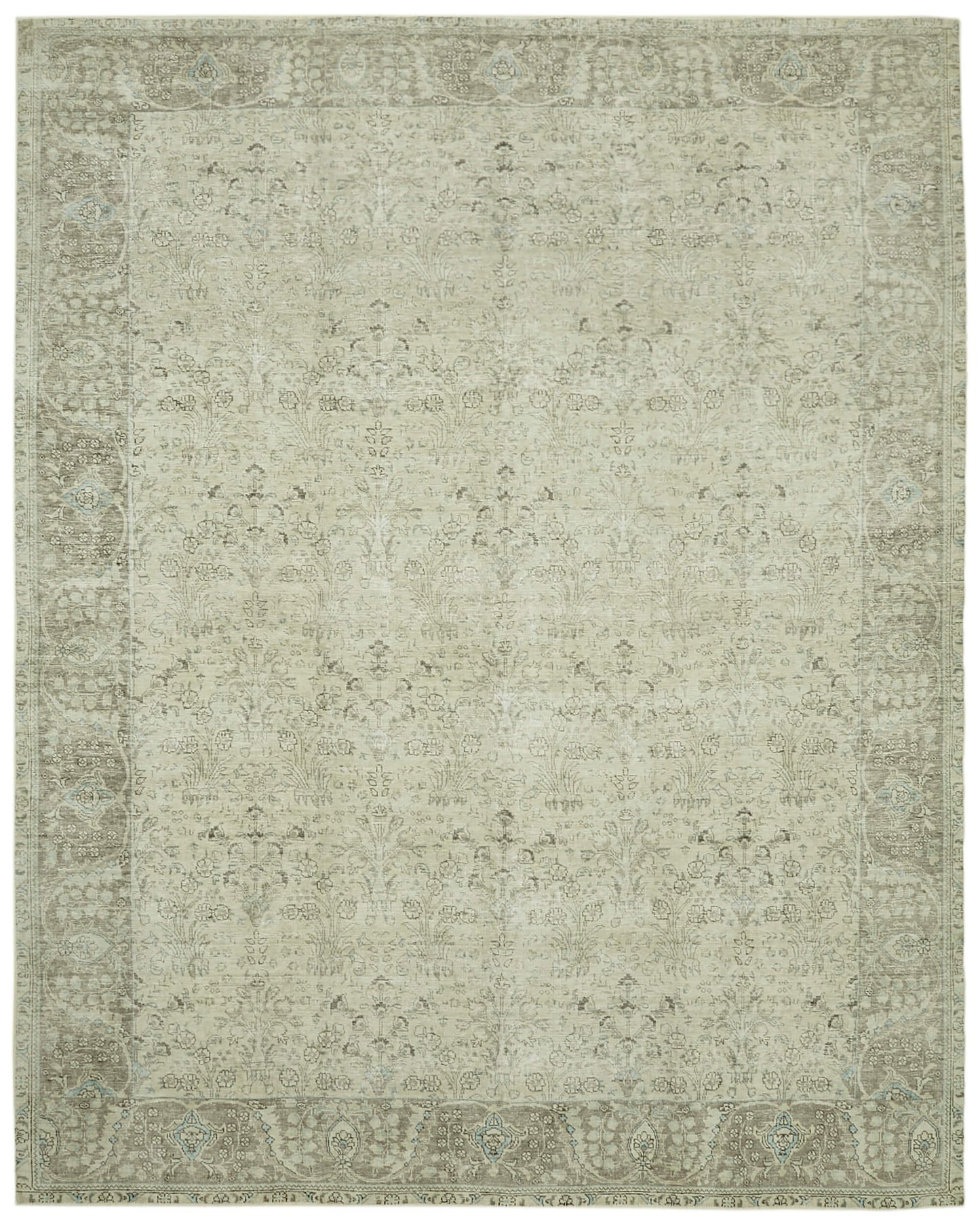 9x12 Beige Vintage Large Area Rug - 43155