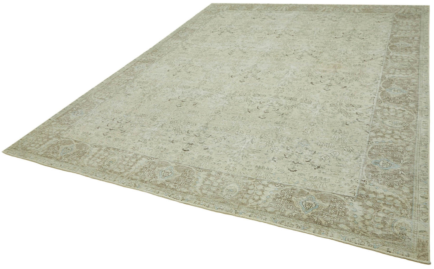 9x12 Beige Vintage Large Area Rug - 43155