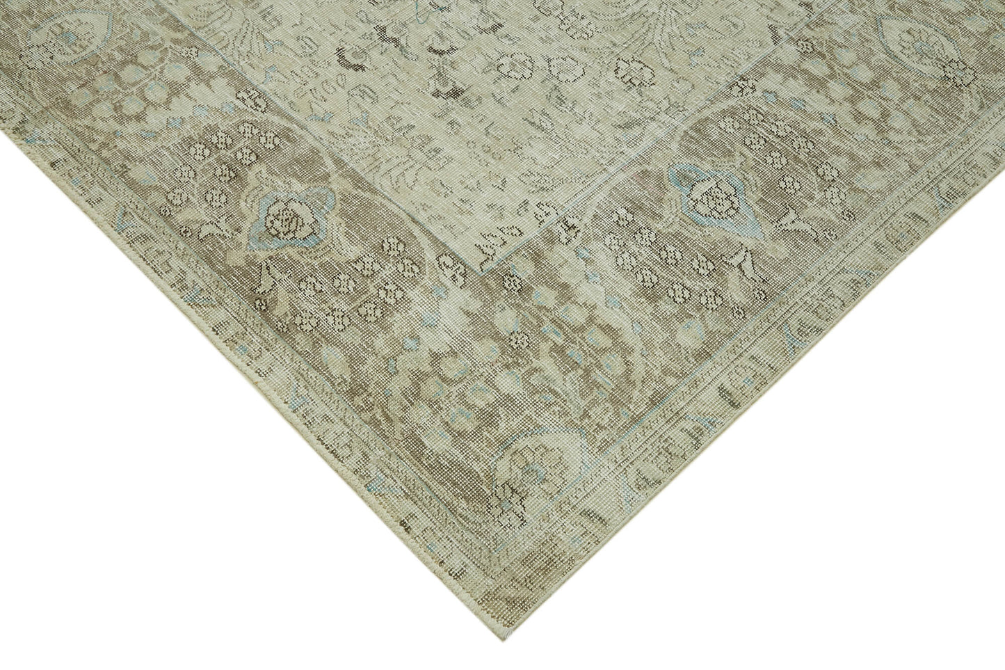 9x12 Beige Vintage Large Area Rug - 43155