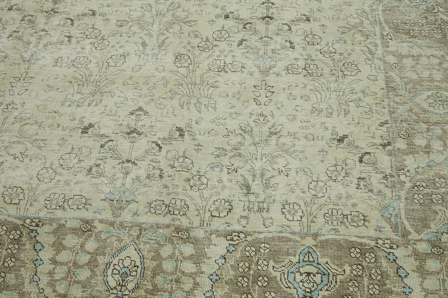 9x12 Beige Vintage Large Area Rug - 43155