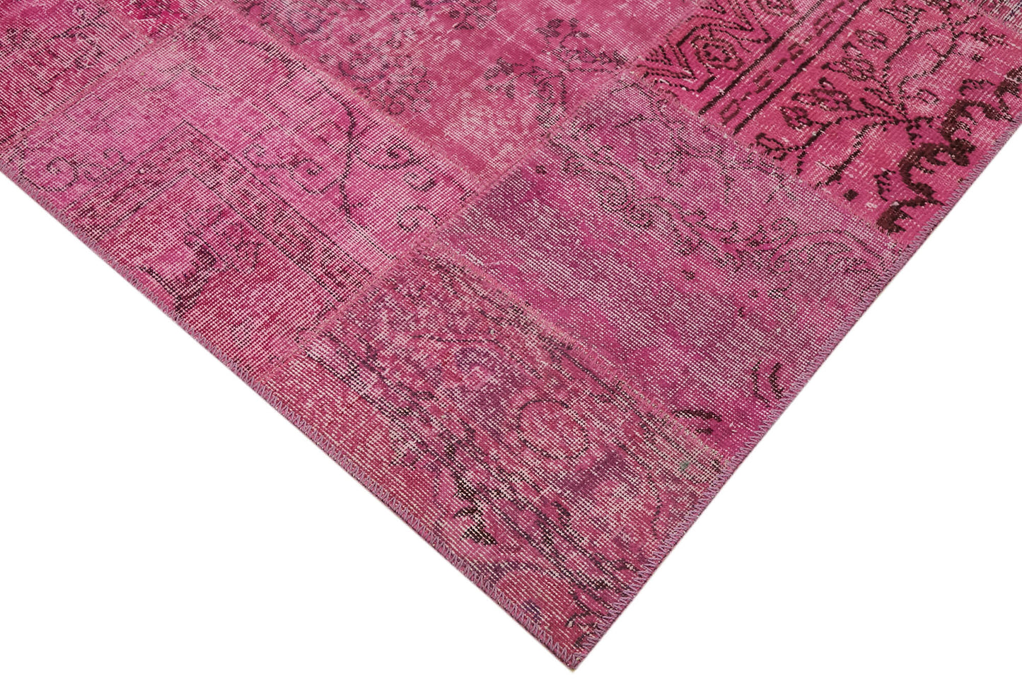 8x10 Pink Patchwork Rug - 43174