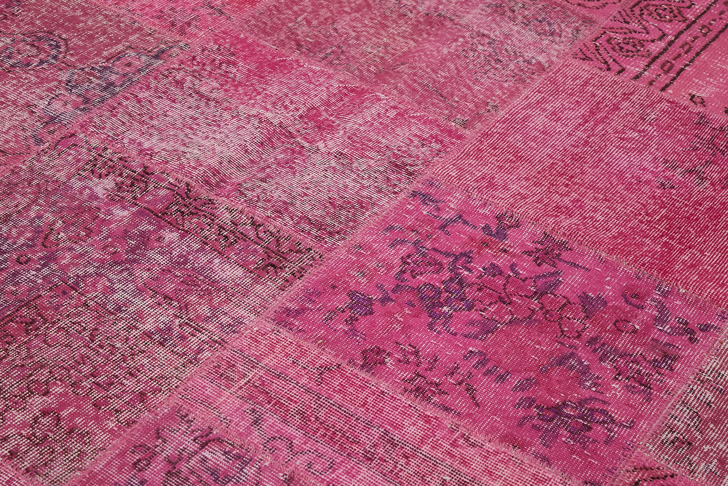 8x10 Pink Patchwork Rug - 43174