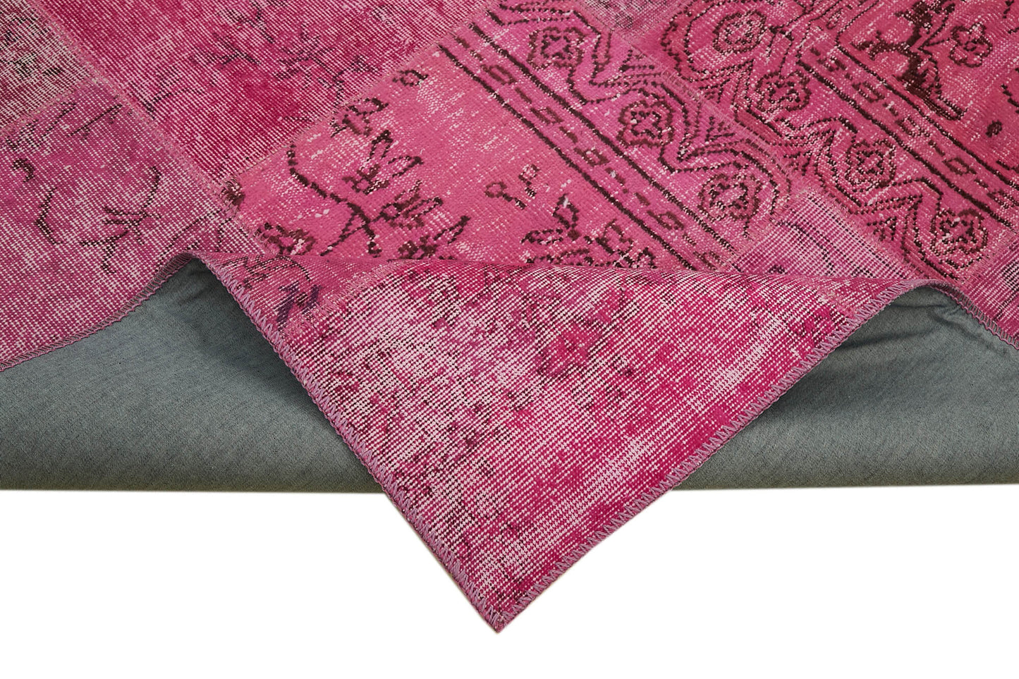 8x10 Pink Patchwork Rug - 43174