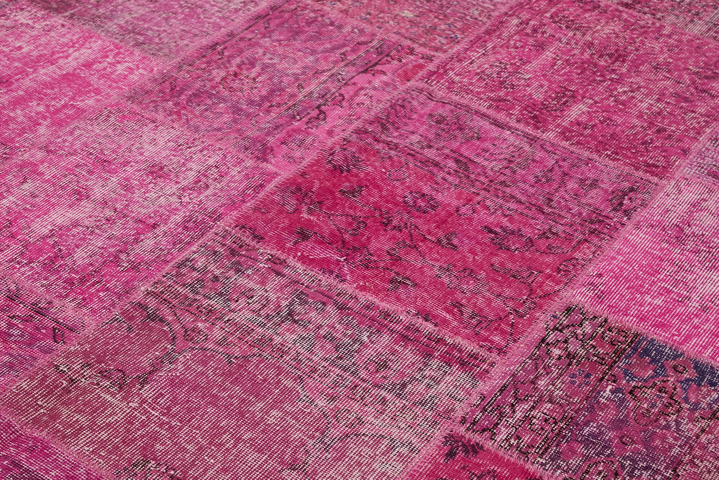 8x10 Pink Patchwork Rug - 43175