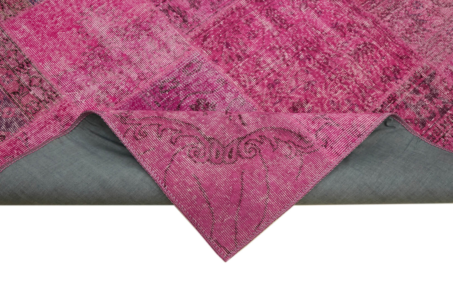 8x10 Pink Patchwork Rug - 43175