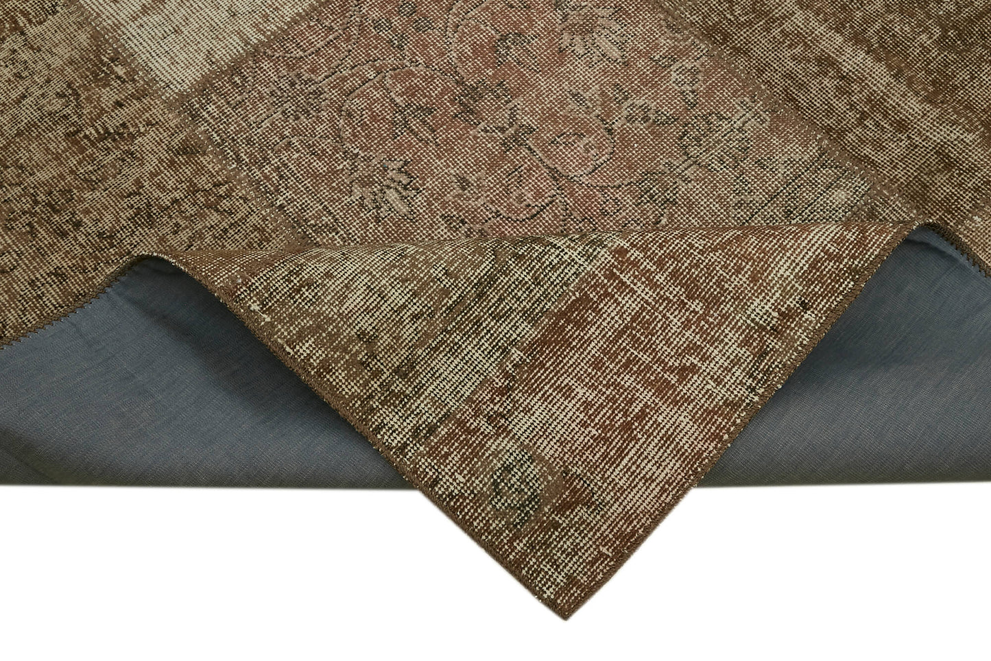 8x10 Brown Patchwork Rug - 43179