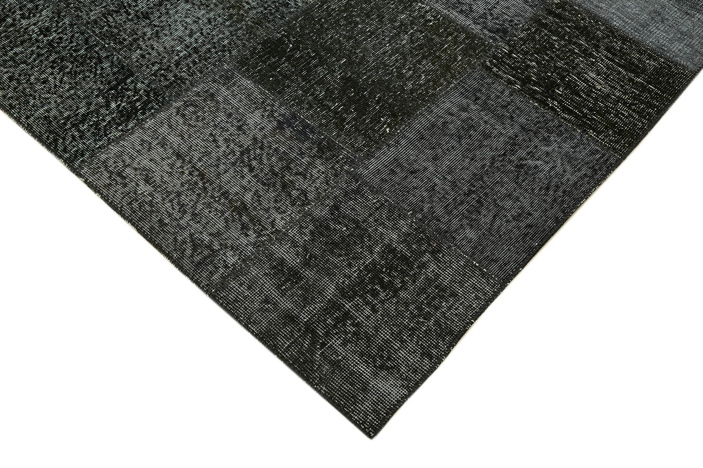 8x10 Black Patchwork Rug - 43181