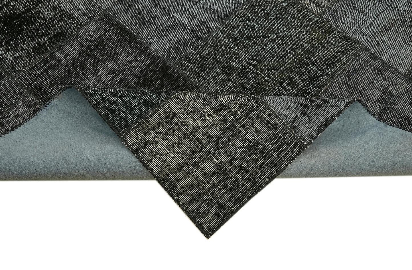 8x10 Black Patchwork Rug - 43181