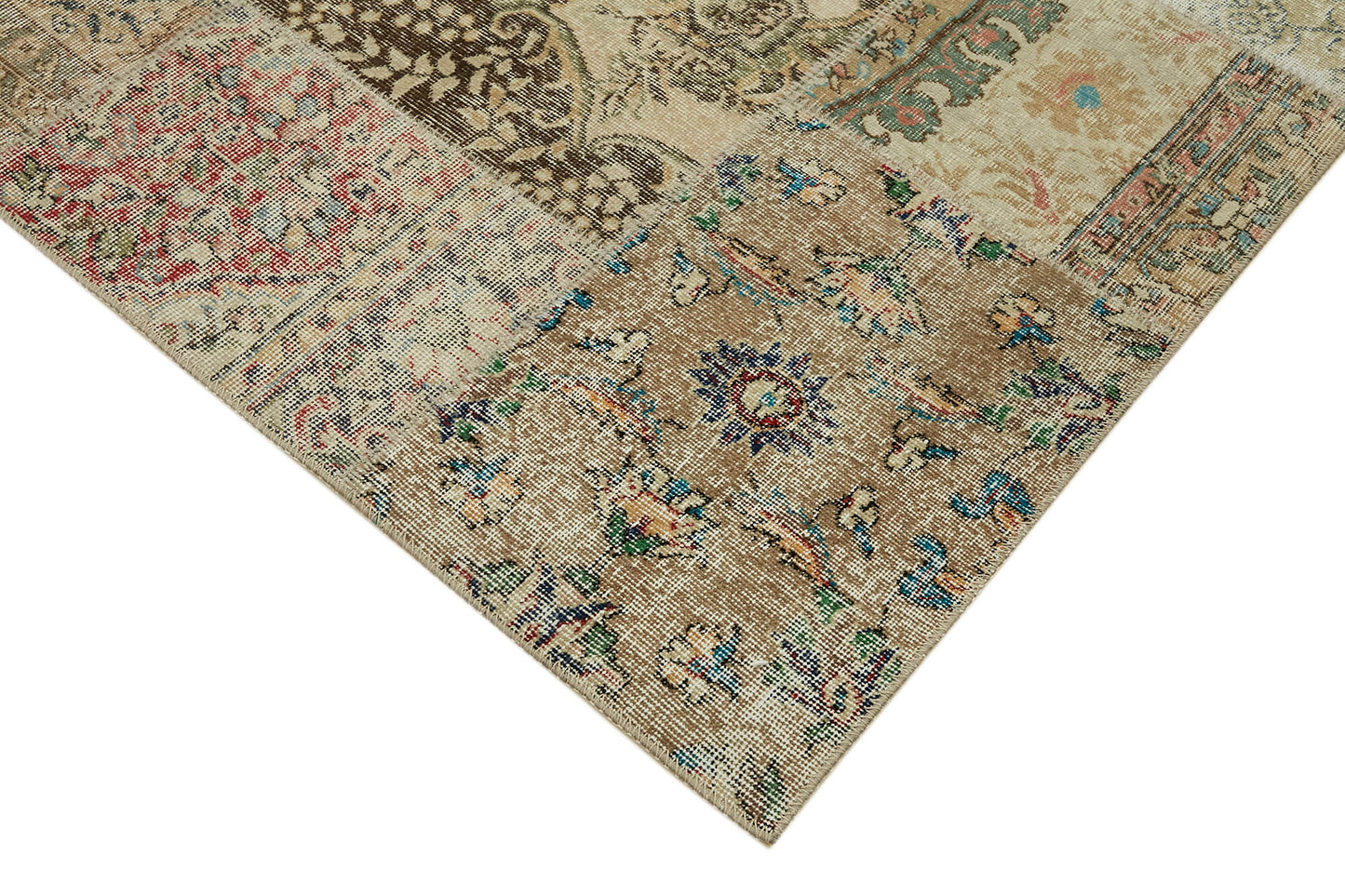 8x10 Beige Patchwork Rug - 43184