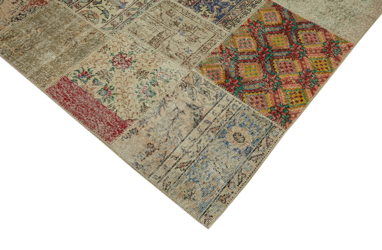 8x10 Beige Patchwork Rug - 43186