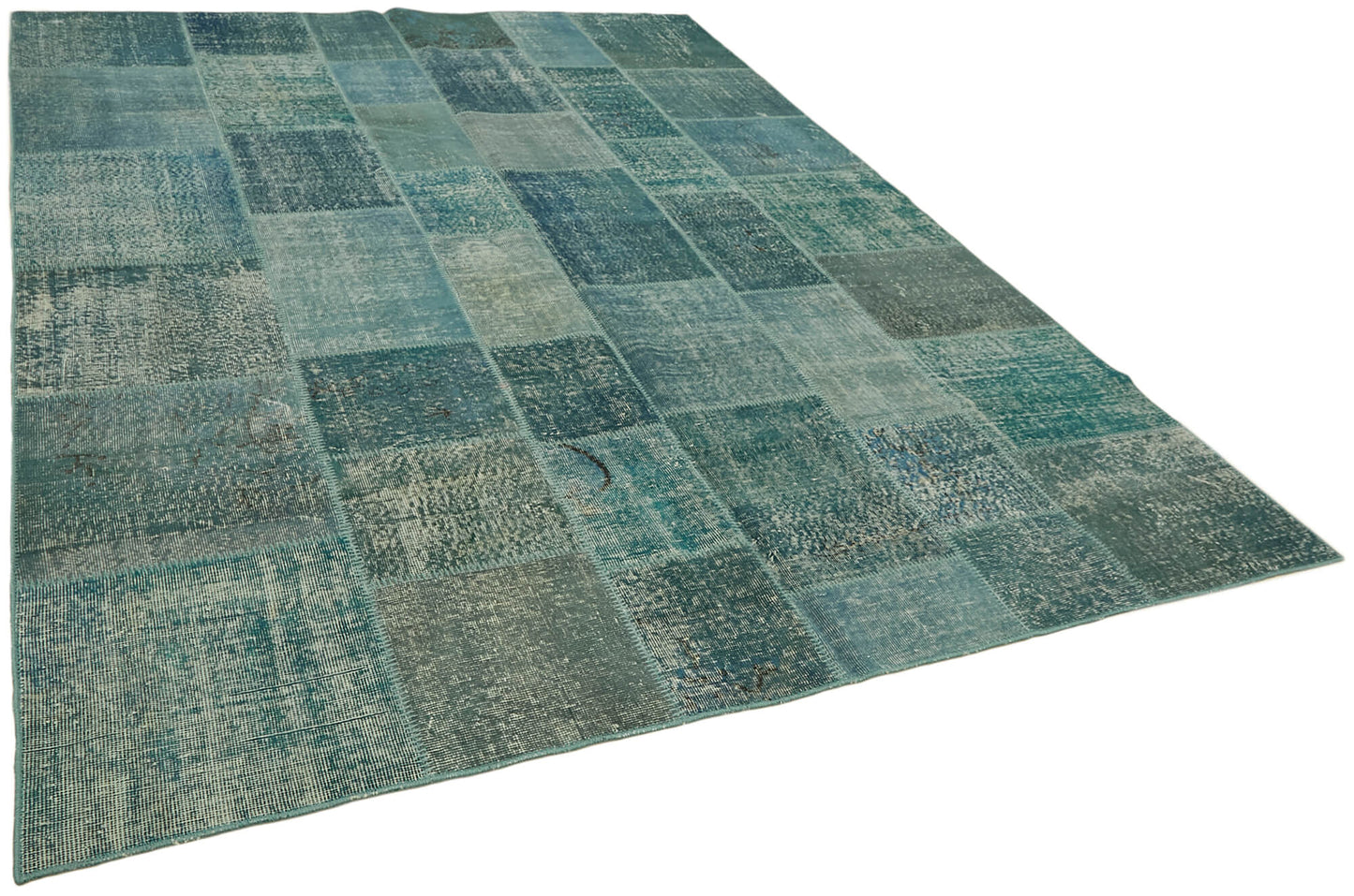 8x10 Blue Patchwork Rug - 43188