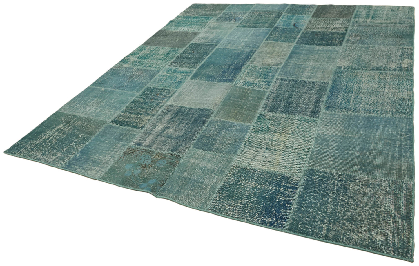 8x10 Blue Patchwork Rug - 43188