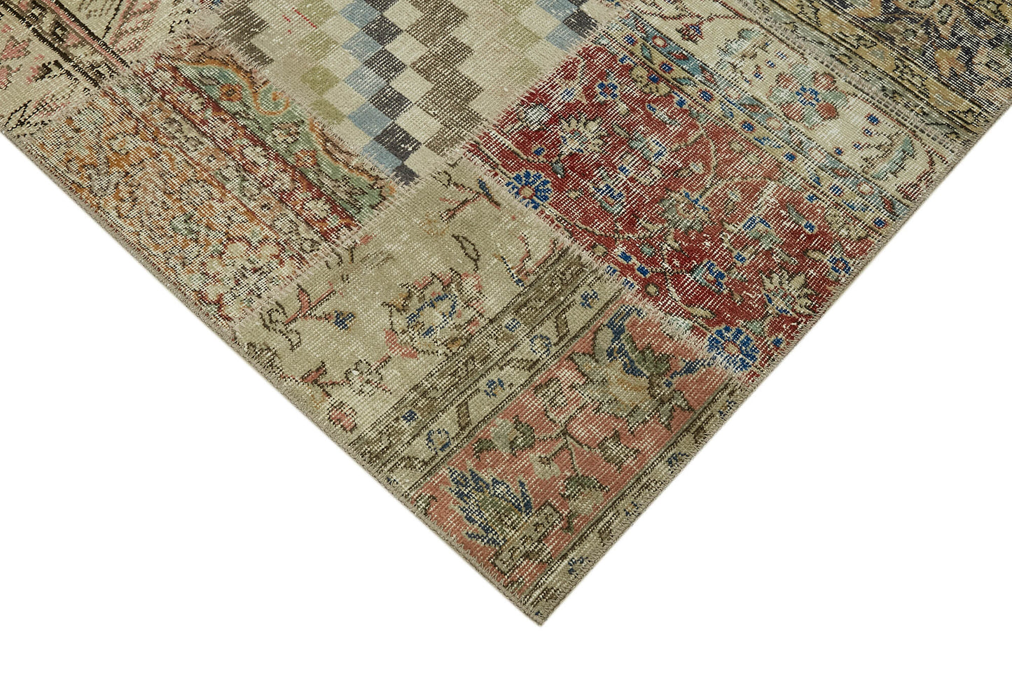 8x10 Beige Patchwork Rug - 43192