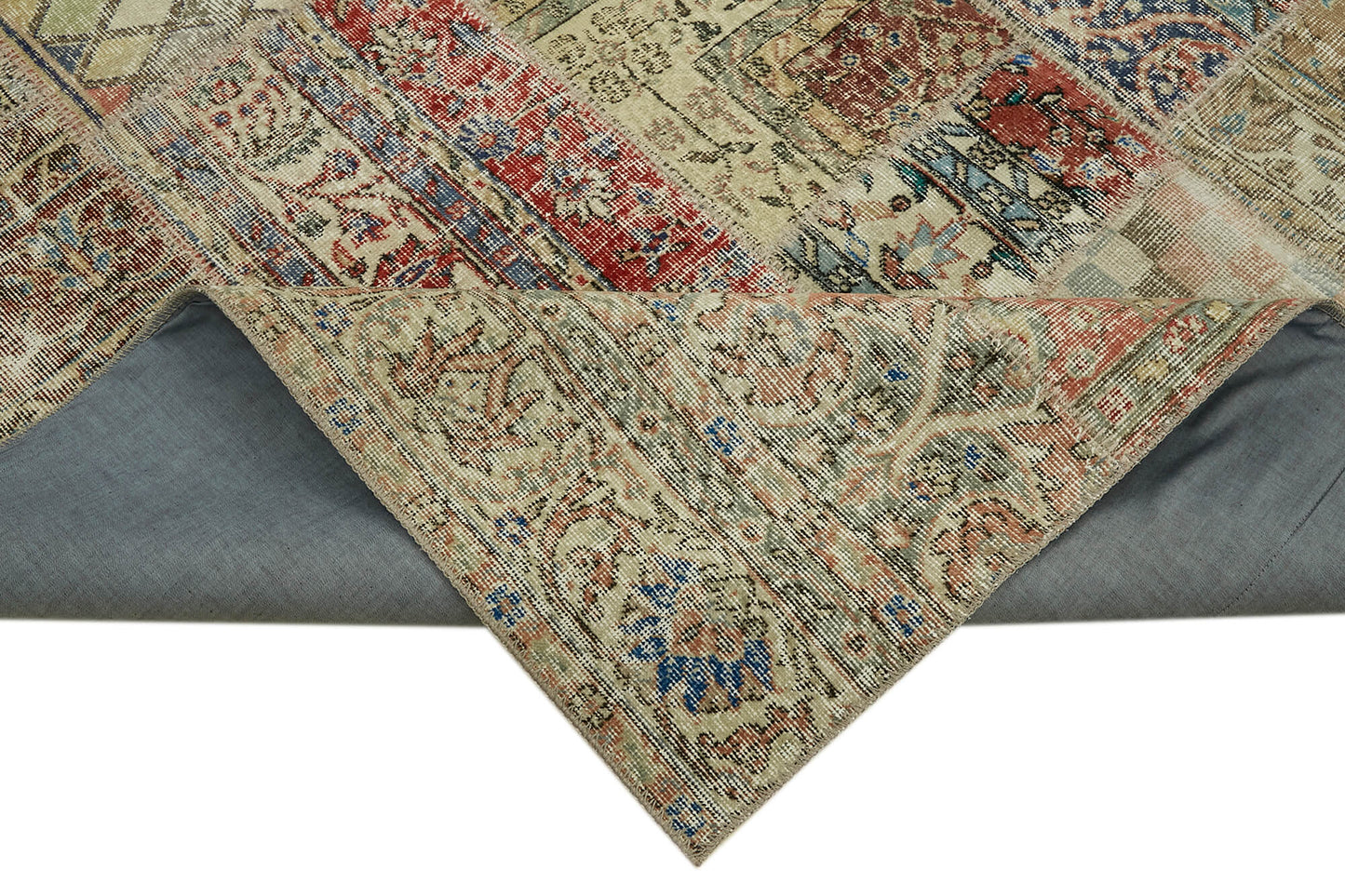 8x10 Beige Patchwork Rug - 43192