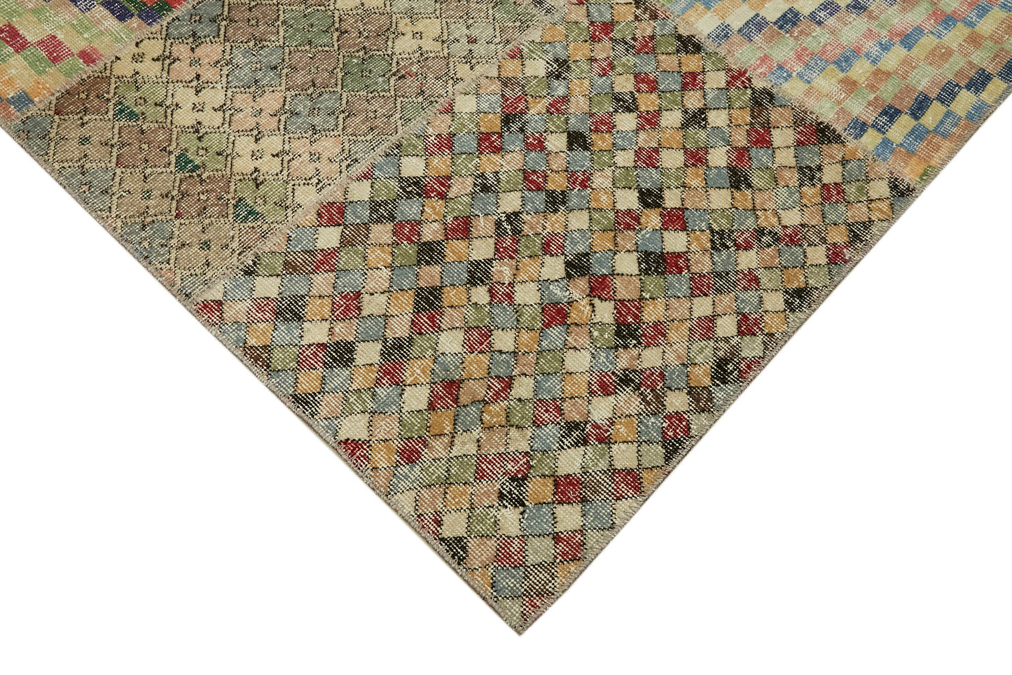 8x10 Beige Patchwork Rug - 43196