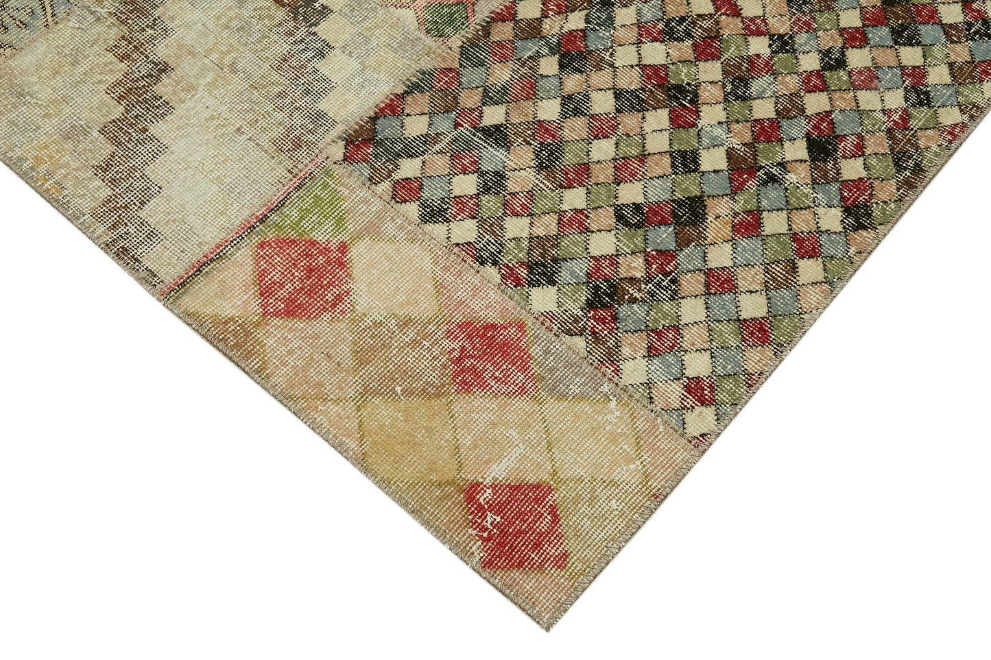 8x10 Beige Patchwork Rug - 43198