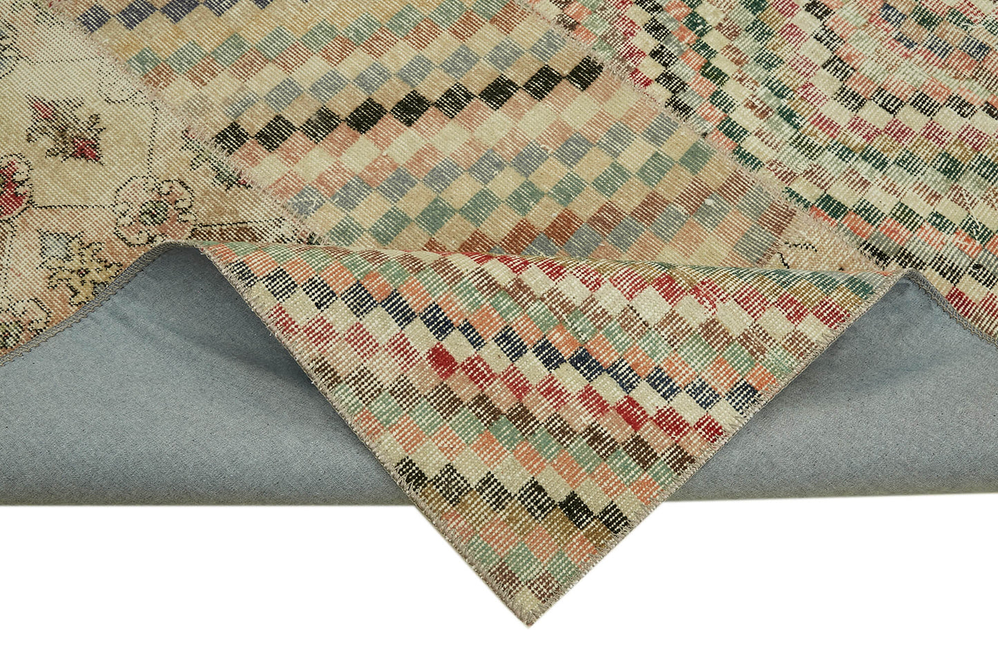 8x10 Beige Patchwork Rug - 43198