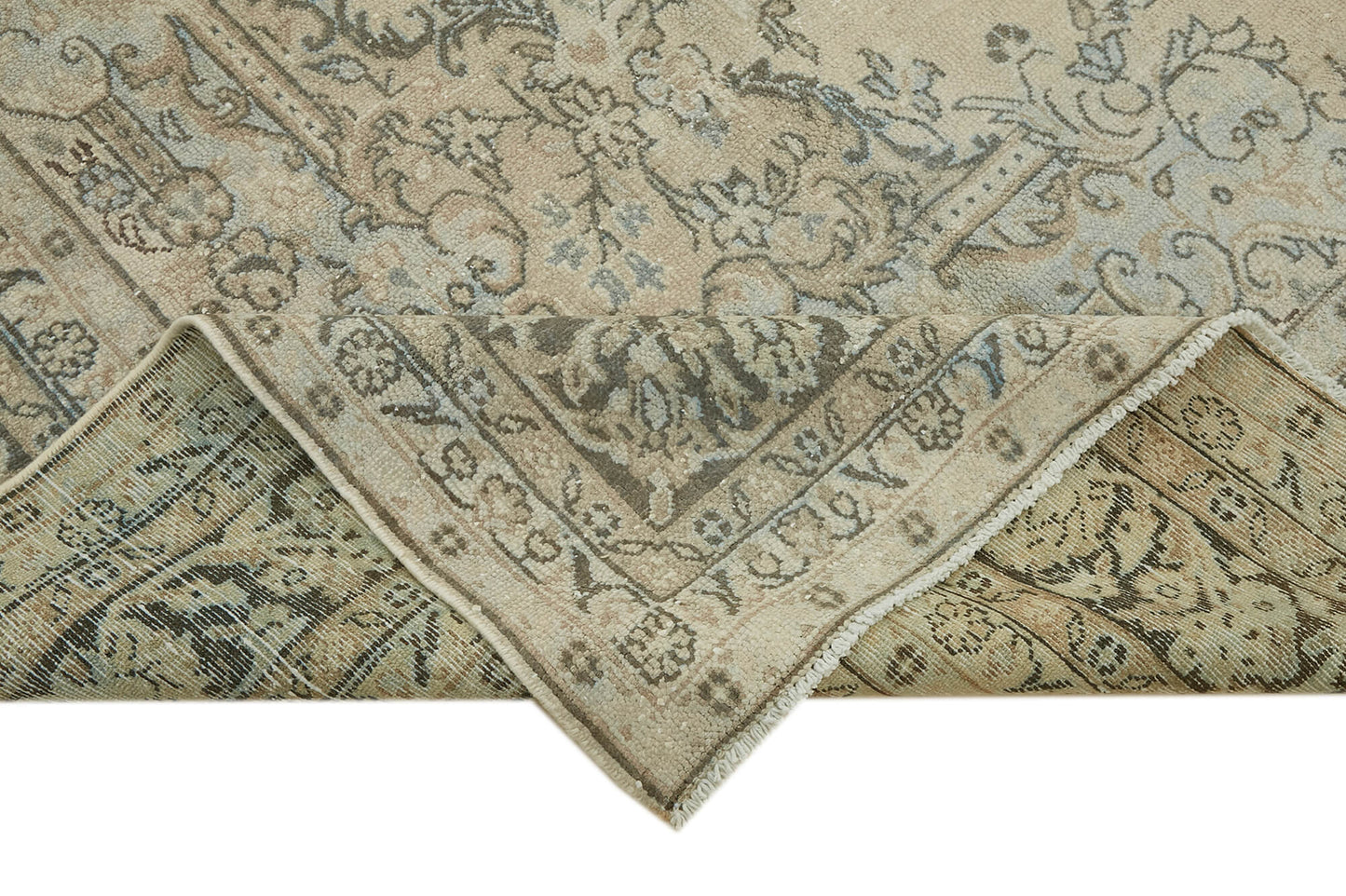 10x14 Beige Vintage Large Area Rug - 43339