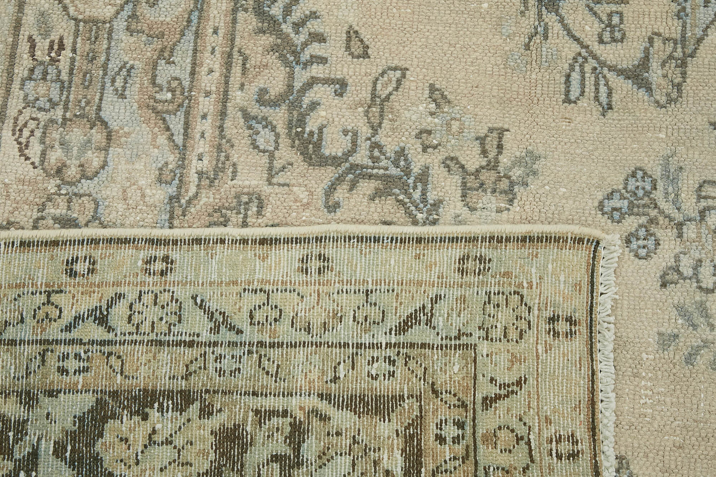 10x14 Beige Vintage Large Area Rug - 43339