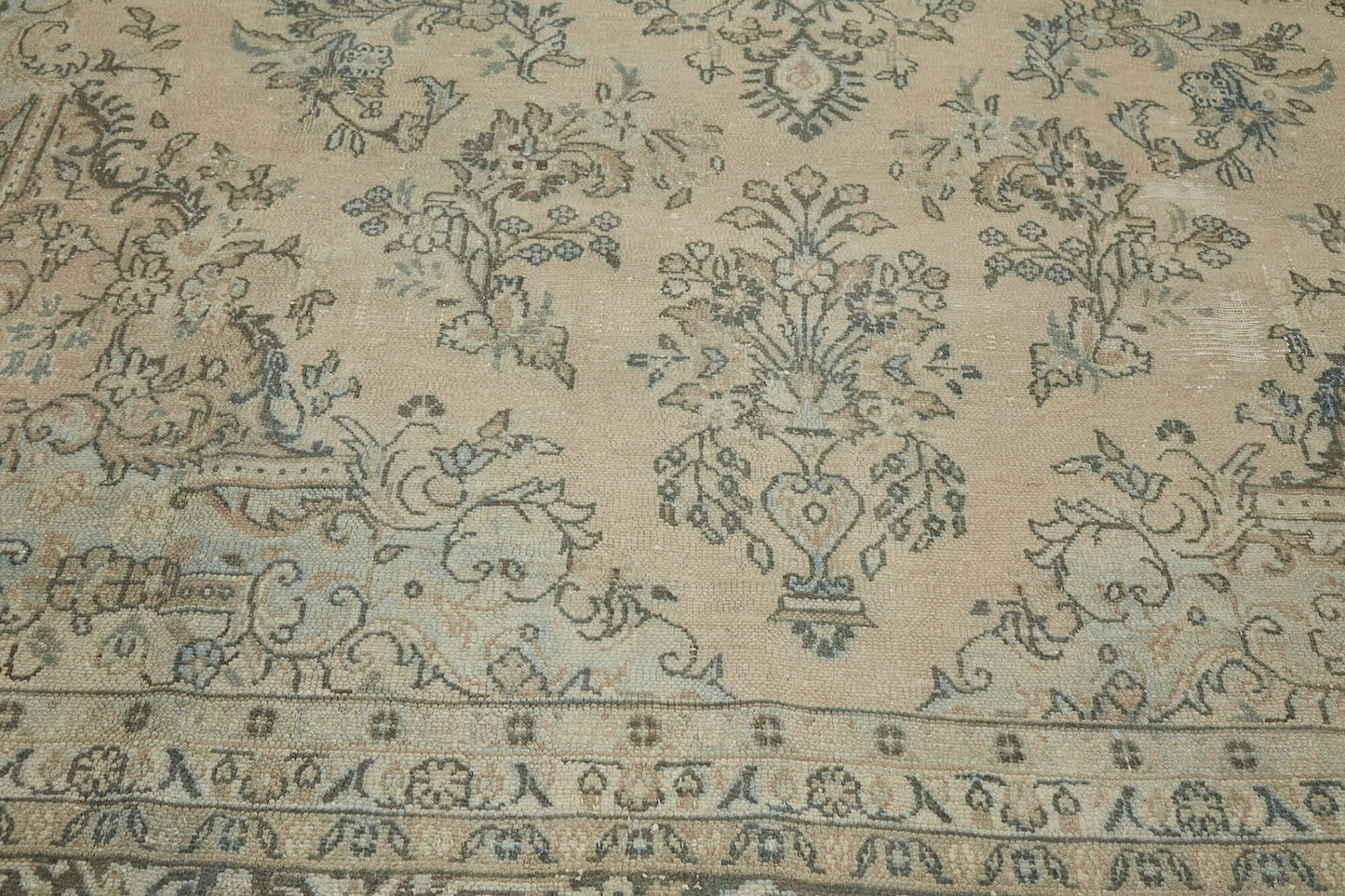 10x14 Beige Vintage Large Area Rug - 43339